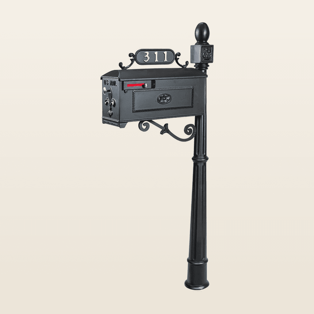Fleur de Lis Mailbox System