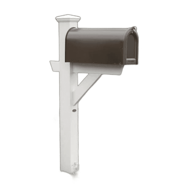 Real mailbox example — Southwest stucco mailbox with clay tile details
